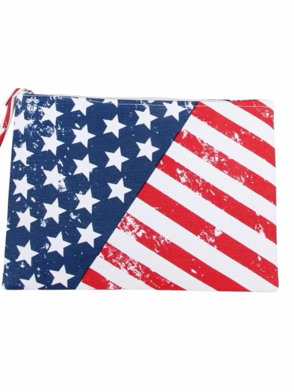 American Flag Wristlet Pouch - Stars & Stripes NWT